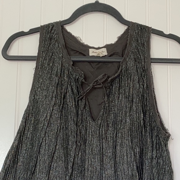 Anthropologie Meadow Rue Green Boho Top Size M - Picture 3 of 5